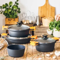 Batería de cocina 7 piezas Efficient