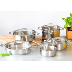 Batería de cocina 9 piezas sin antiadherente Signature
