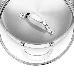 Batería de cocina 7 piezas acero inoxidable sin antiadherente Eterna