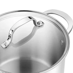 Batería de cocina 7 piezas acero inoxidable sin antiadherente Eterna