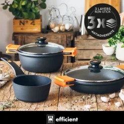 Batería de cocina 5 piezas Efficient