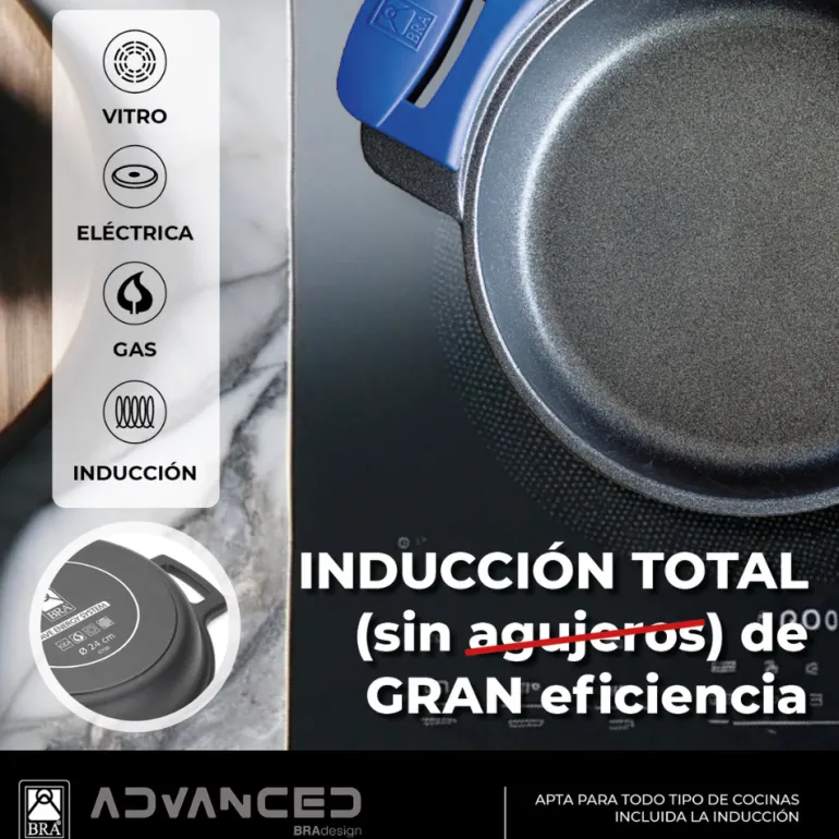 Batería de cocina 7 piezas Advanced