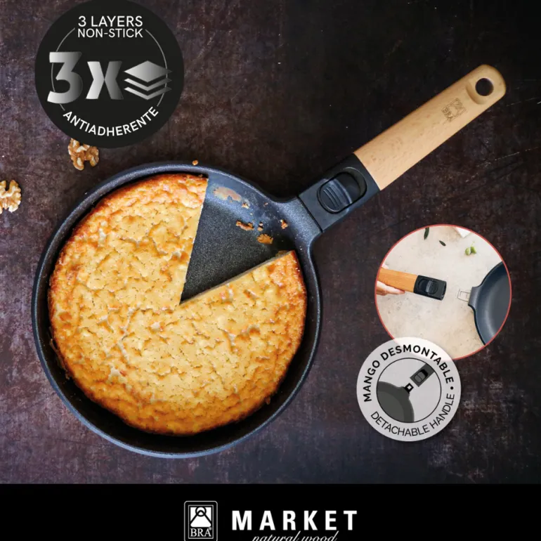 Batería de cocina 7 piezas Market