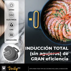 Batería de cocina 9 piezas Daily Pro