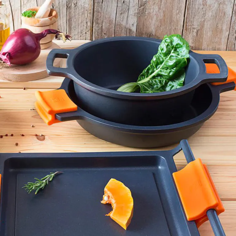 Batería de cocina 7 piezas con sartén Efficient