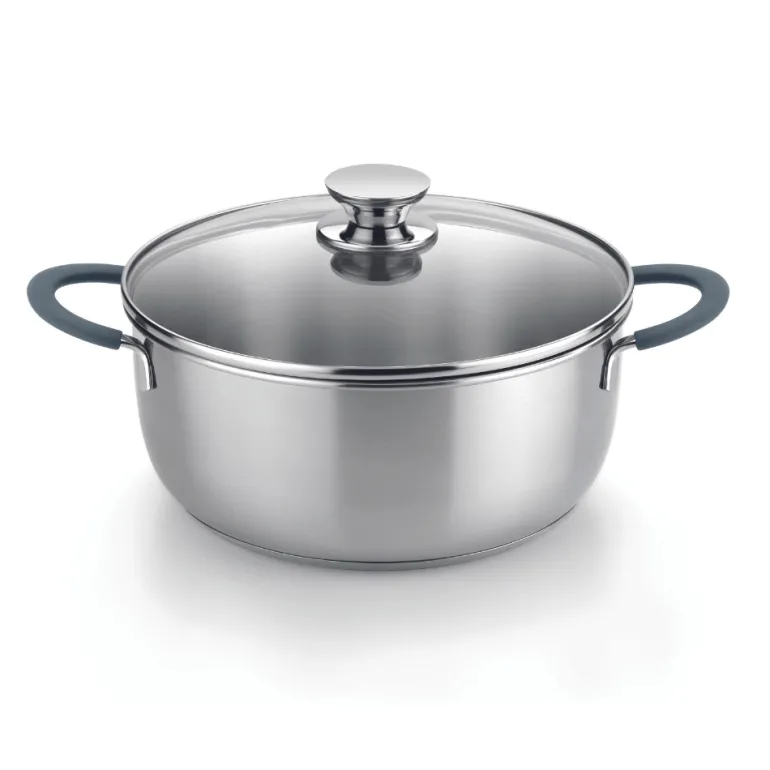 Cacerola con tapa acero inoxidable sin antiadherente Master