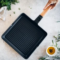 Grill con rayas Market