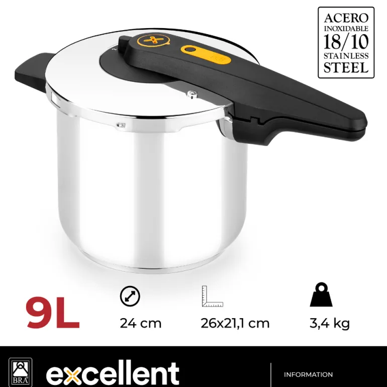 Olla a presión acero inoxidable Excellent