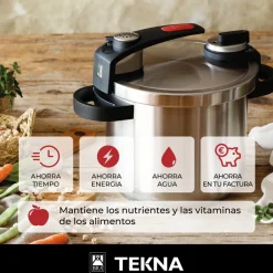 Olla a presión acero inoxidable Tekna