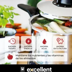 Olla a presión acero inoxidable Excellent