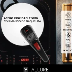 Olla a presión acero inoxidable Allure