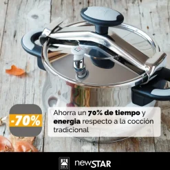 Olla a presión acero inoxidable New Star