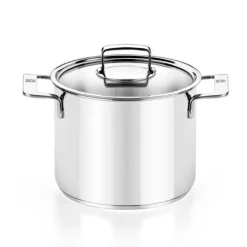Olla acero inox con tapa sin antiadherente Signature