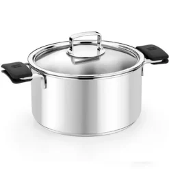 Olla acero inox con tapa sin antiadherente Signature
