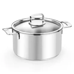 Olla acero inox con tapa sin antiadherente Signature