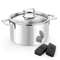 Olla acero inox con tapa sin antiadherente Signature