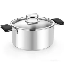 Olla acero inox con tapa sin antiadherente Signature