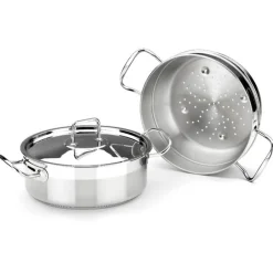 Olla vapor acero inoxidable sin antiadherente Profesional