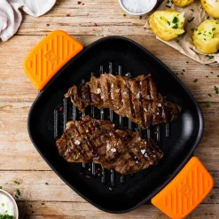 Plancha cuadrada con rayas Efficient Iron