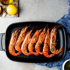 Plancha rectangular lisa Efficent Iron
