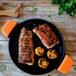Plancha redonda con rayas Efficient Iron