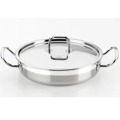Rustidera acero inoxidable sin antiadherente con tapa Profesional