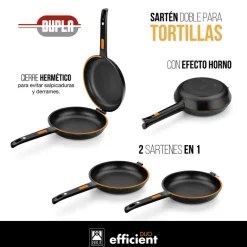 Sartén Efficient Duo