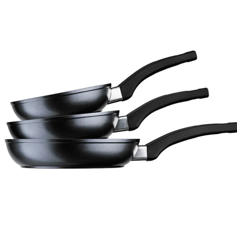 Set 3 sartenes aluminio forjado antiadherente