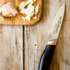 Set de 3 cuchillos Efficient con tabla para cortar