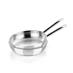 Set de 2 sartenes acero inoxidable sin antiadherente Profesional