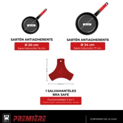 Set de 2 sartenes Premiere