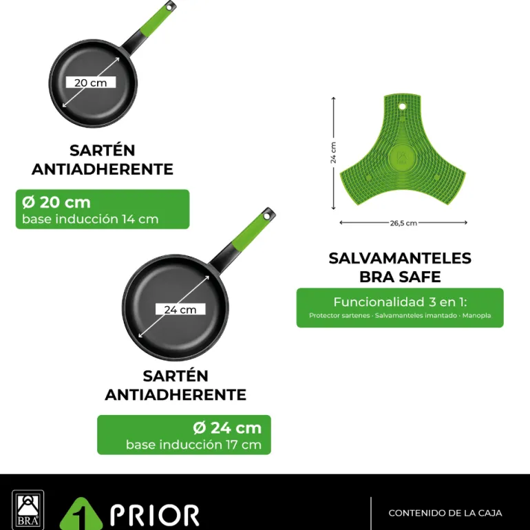 Set de 2 sartenes Prior