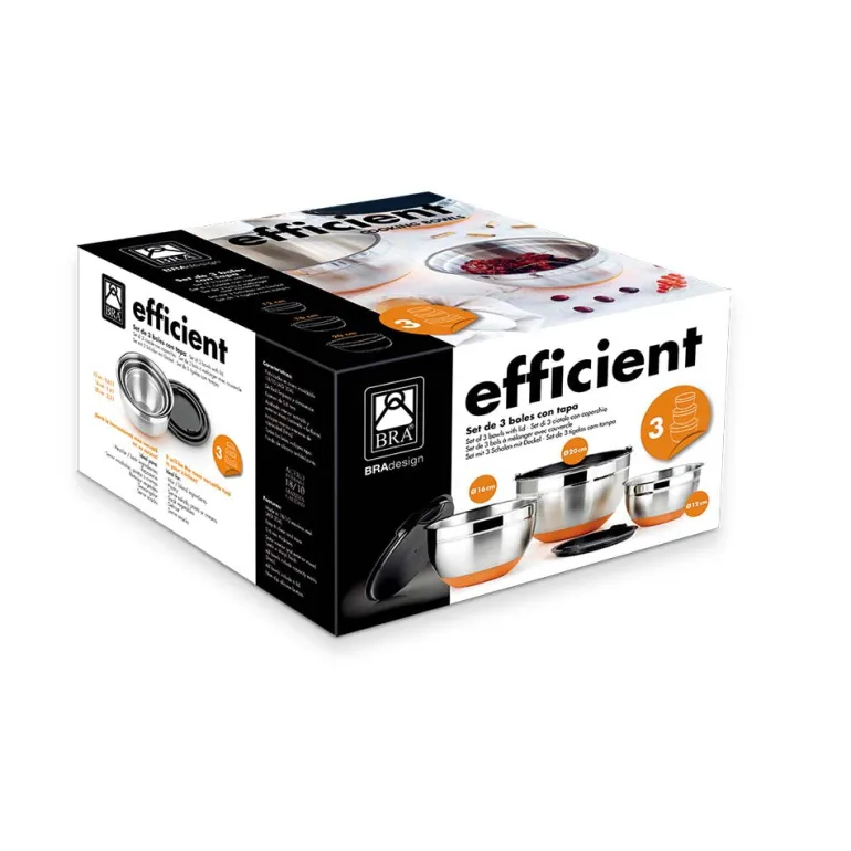 Set de boles Acero Inoxidable Efficient