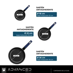 Set de sartenes Advanced