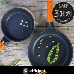 Set de sartenes Efficient Orange
