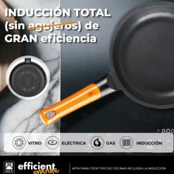 Set de sartenes Efficient Orange
